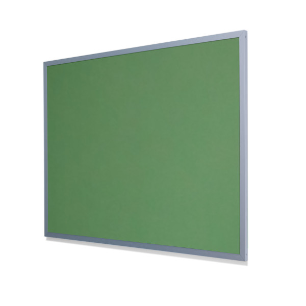 2213 Baby Lettuce Colored Cork Forbo Bulletin Board with Heavy Aluminum Frame